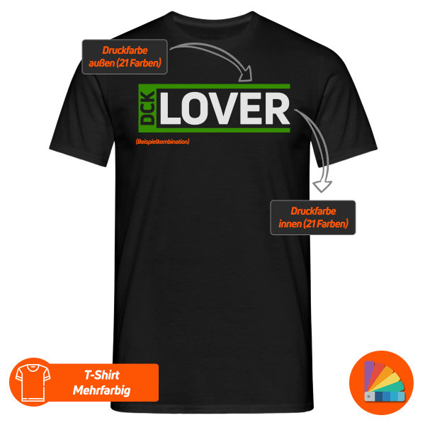 KINKSGEAR - T-Shirt - Mehrfarbig - [DCK] LOVER - #315