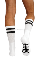 AASSSOXX - Socken I Master Worship I weiß-schwarz