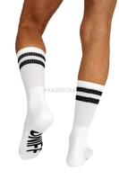 AASSSOXX - Socken I Master Worship I weiß-schwarz