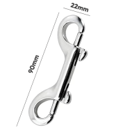 KINKSGEAR - Doppel-Karabiner (silber)