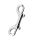 KINKSGEAR - Doppel-Karabiner (silber)