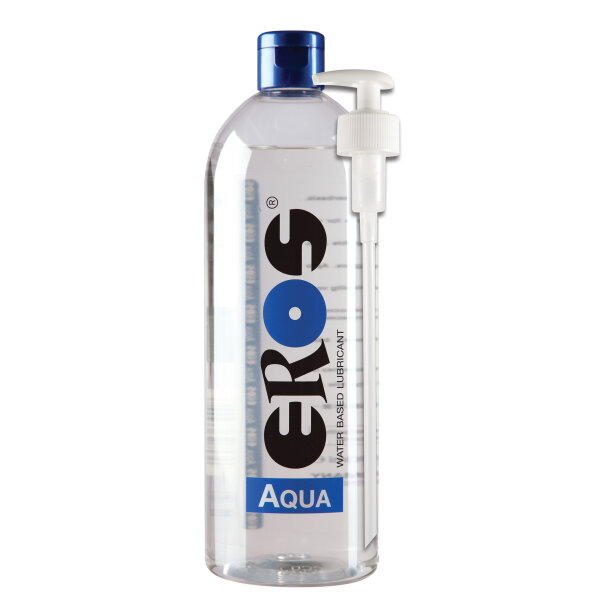 EROS - Aqua Flasche incl. Pumpspender - 1000 ml