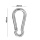 KINKSGEAR - Karabiner 4cm (silber)