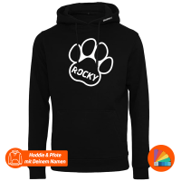 KINKSGEAR - Hoodie - Custom - Puppy-Pfote & Name -...