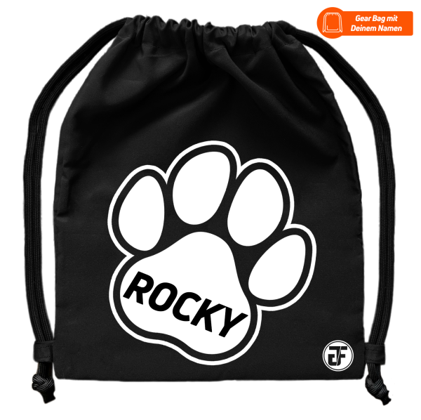 KINKSGEAR - Gear Bag - Custom - Puppy-Pfote & Name - Print #103